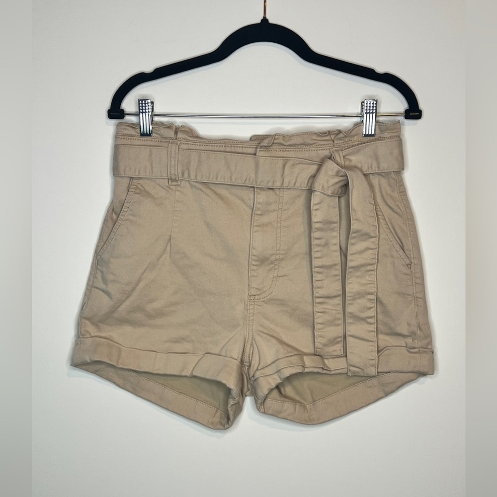 Express Khaki High waist shorts- size 10